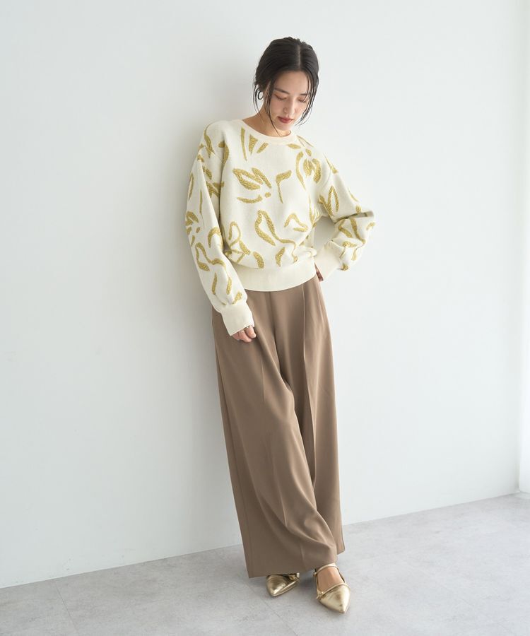 YECCA VECCA「金釦ワイドパンツ」|その他|