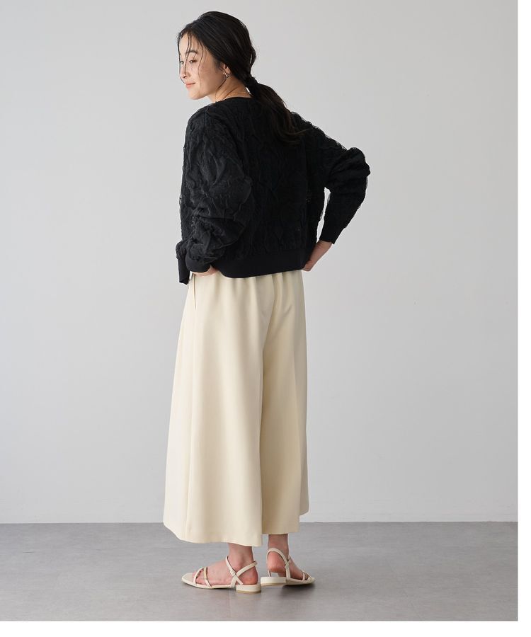 YECCA VECCA「ふくれジャガードニットブルゾン」|ブルゾン・スタジャン|