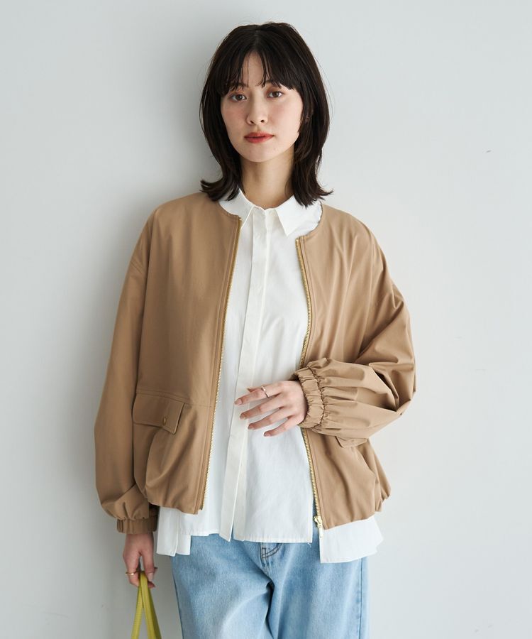 YECCA VECCA「【撥水】バルーンブルゾン」|ブルゾン・スタジャン|