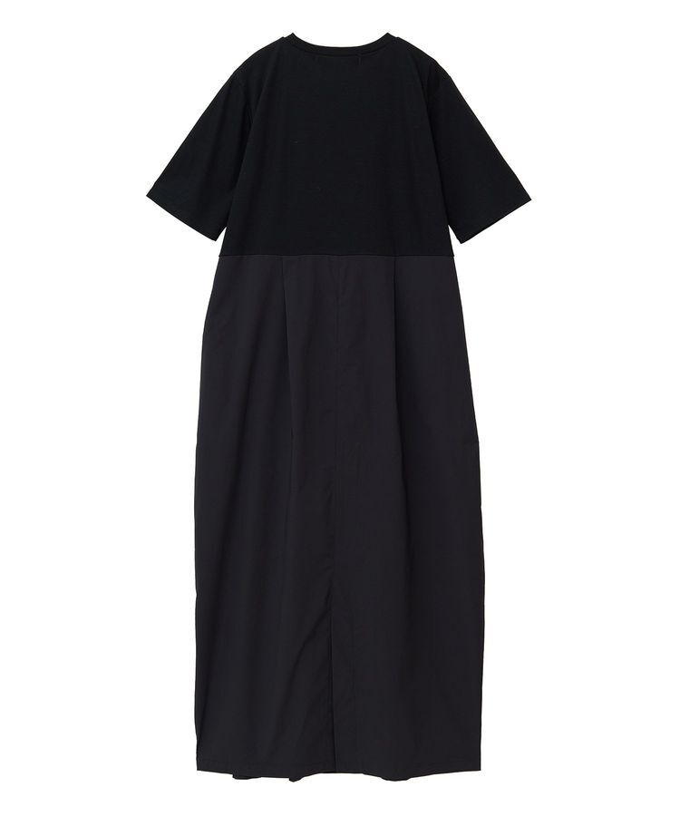 GARAGE OF GOOD CLOTHING「異素材切り替えコクーンワンピース」|ワンピース|