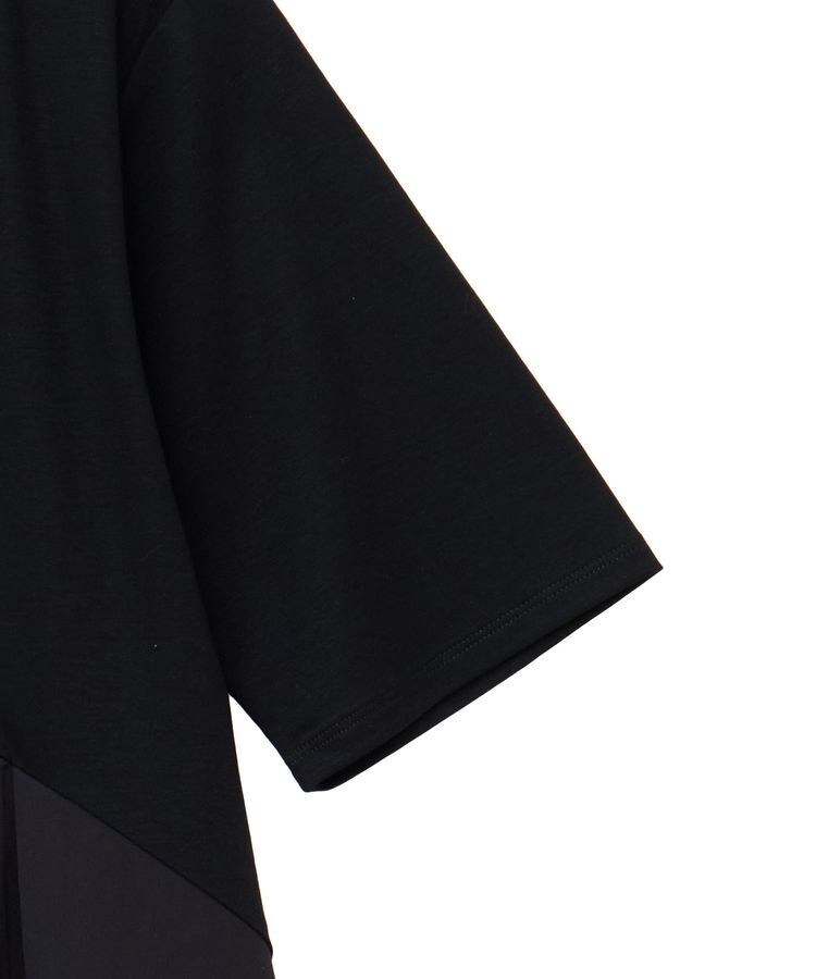 GARAGE OF GOOD CLOTHING「異素材切り替えコクーンワンピース」|ワンピース|