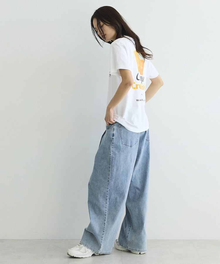 GARAGE OF GOOD CLOTHING「ワイドタック入りパンツ」|デニム|