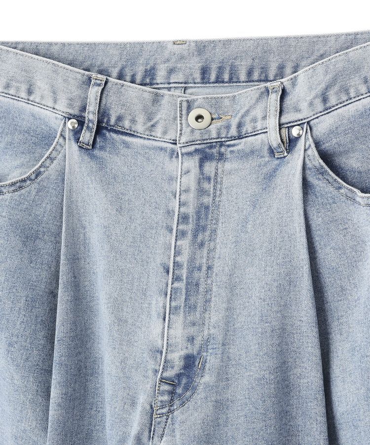 GARAGE OF GOOD CLOTHING「ワイドタック入りパンツ」|デニム|