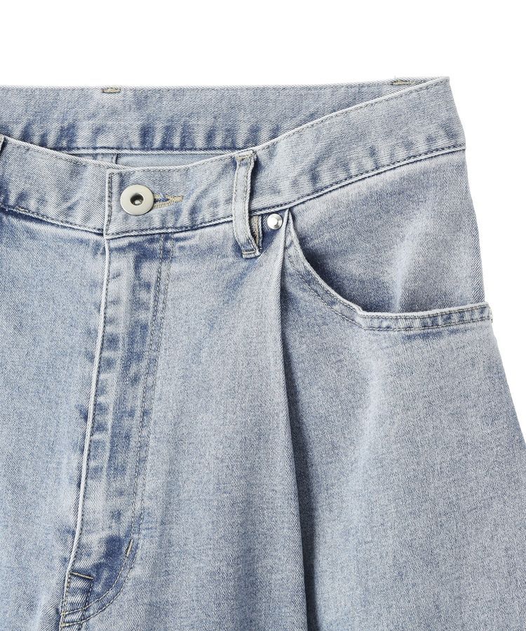 GARAGE OF GOOD CLOTHING「ワイドタック入りパンツ」|デニム|