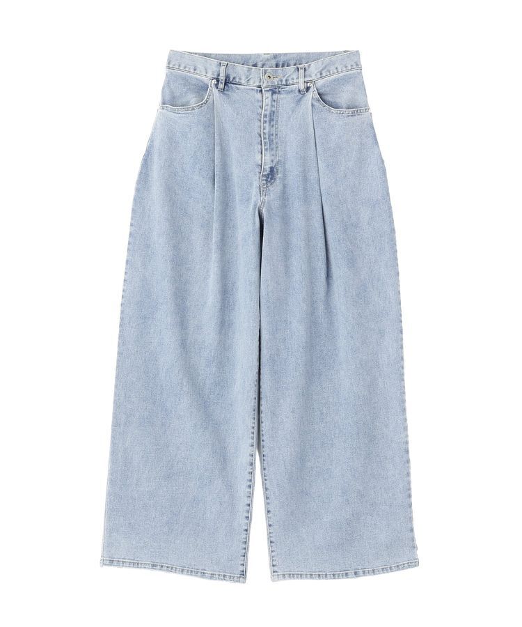 GARAGE OF GOOD CLOTHING「ワイドタック入りパンツ」|デニム|