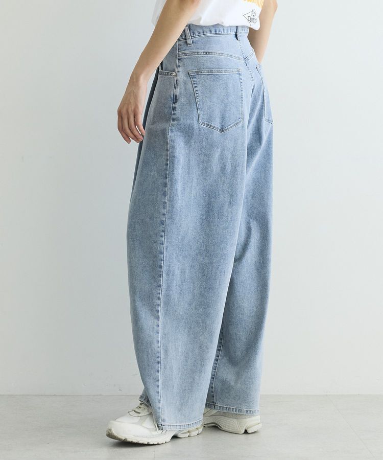 GARAGE OF GOOD CLOTHING「ワイドタック入りパンツ」|デニム|