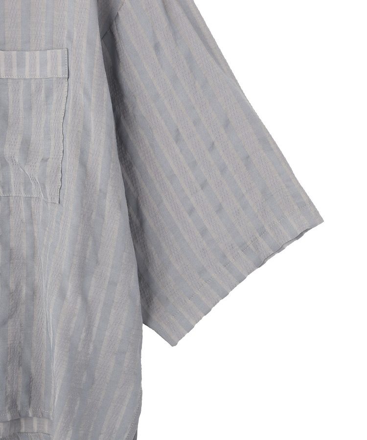 GARAGE OF GOOD CLOTHING「ストライプ開襟ハーフスリーブシャツ」|シャツ・ブラウス|