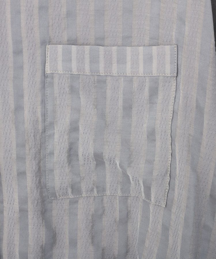 GARAGE OF GOOD CLOTHING「ストライプ開襟ハーフスリーブシャツ」|シャツ・ブラウス|