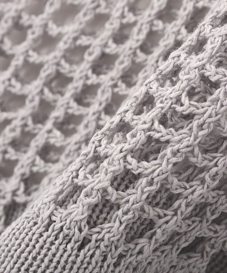 GARAGE OF GOOD CLOTHING「スクエアメッシュポロプルオーバー」|ニット・セーター|