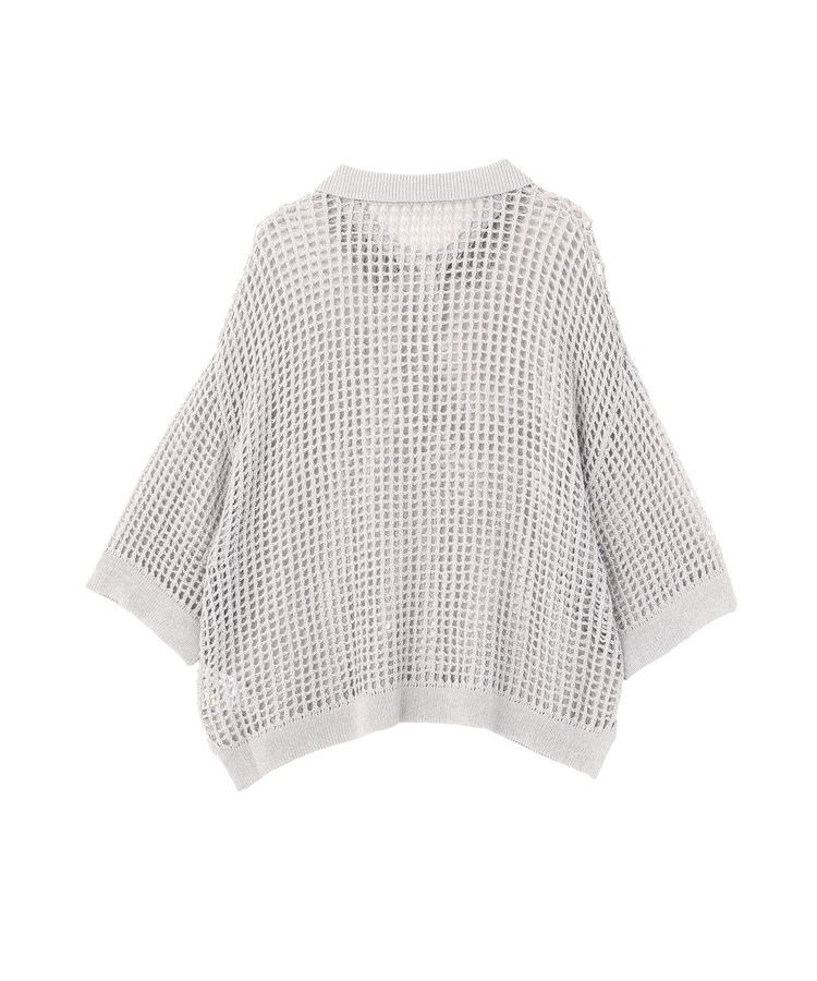 GARAGE OF GOOD CLOTHING「スクエアメッシュポロプルオーバー」|ニット・セーター|