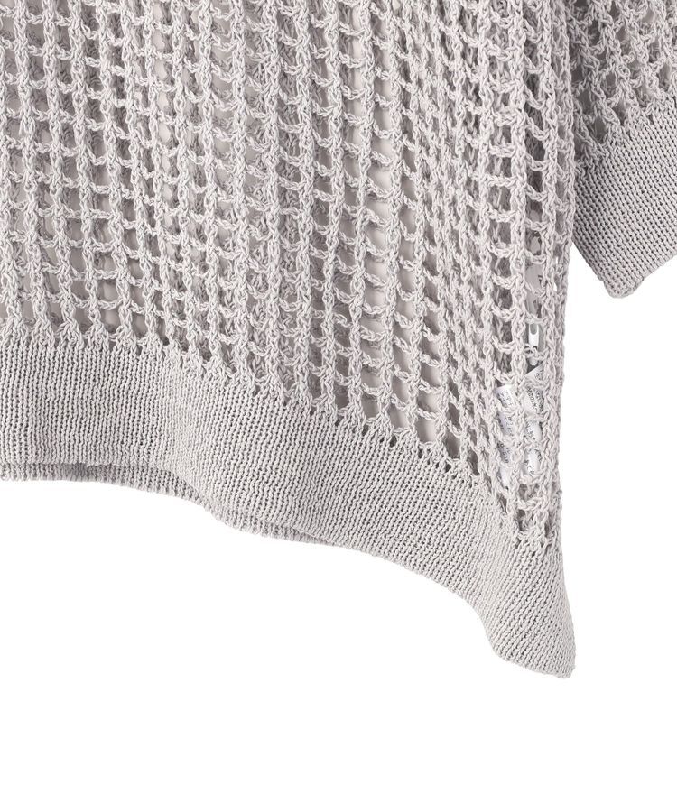 GARAGE OF GOOD CLOTHING「スクエアメッシュポロプルオーバー」|ニット・セーター|