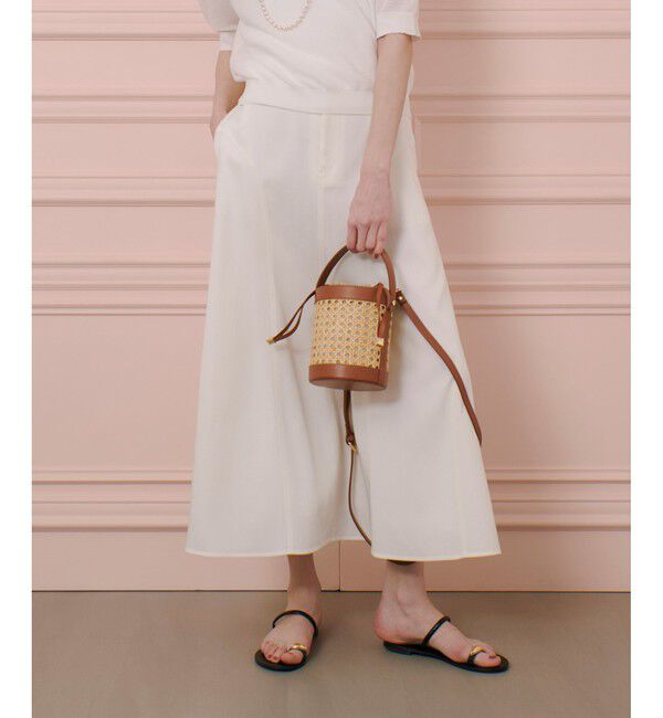 LOULOU WILLOUGHBY「【LOULOU WILLOUGHBY】デニムライクマーメイドスカート」|フレア|オフホワイト