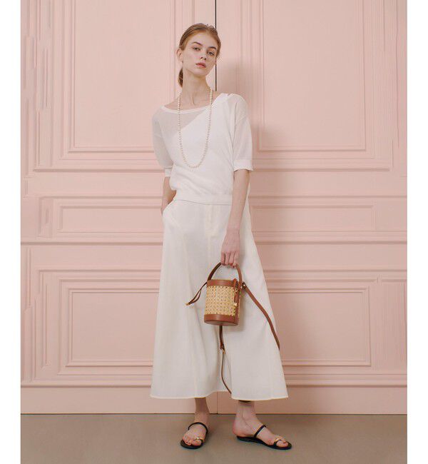 LOULOU WILLOUGHBY「【LOULOU WILLOUGHBY】デニムライクマーメイドスカート」|フレア|