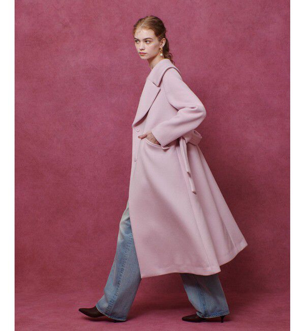 LOULOU WILLOUGHBY「【LOULOU WILLOUGHBY】ショートビーバーテーラーコート」|ダッフルコート|