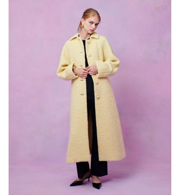 LOULOU WILLOUGHBY「【LOULOU WILLOUGHBY】ループインレーロングコート」|ダッフルコート|