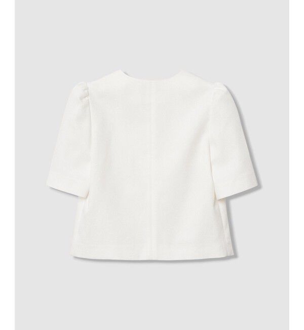 LOULOU WILLOUGHBY「【LOULOU WILLOUGHBY】ブライトリネン半袖ジャケット」|テーラードジャケット|