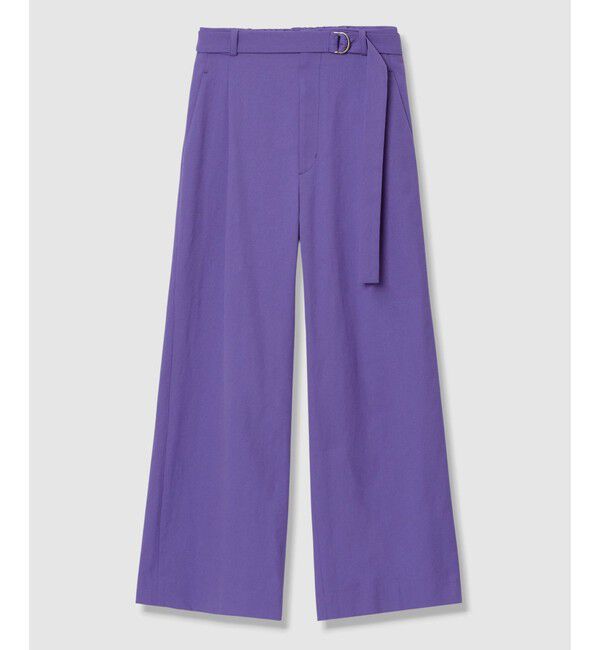 allureville「シェルタリングタックワイドパンツ」|チノ|