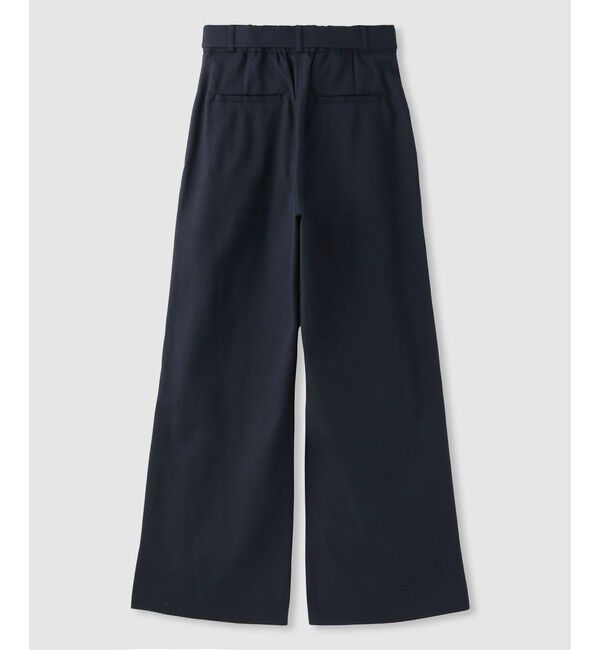 allureville「シェルタリングタックワイドパンツ」|チノ|