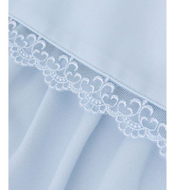 LOULOU WILLOUGHBY「【LOULOU WILLOUGHBY】セーラーカラージョーゼットブラウス」|シャツ・ブラウス|