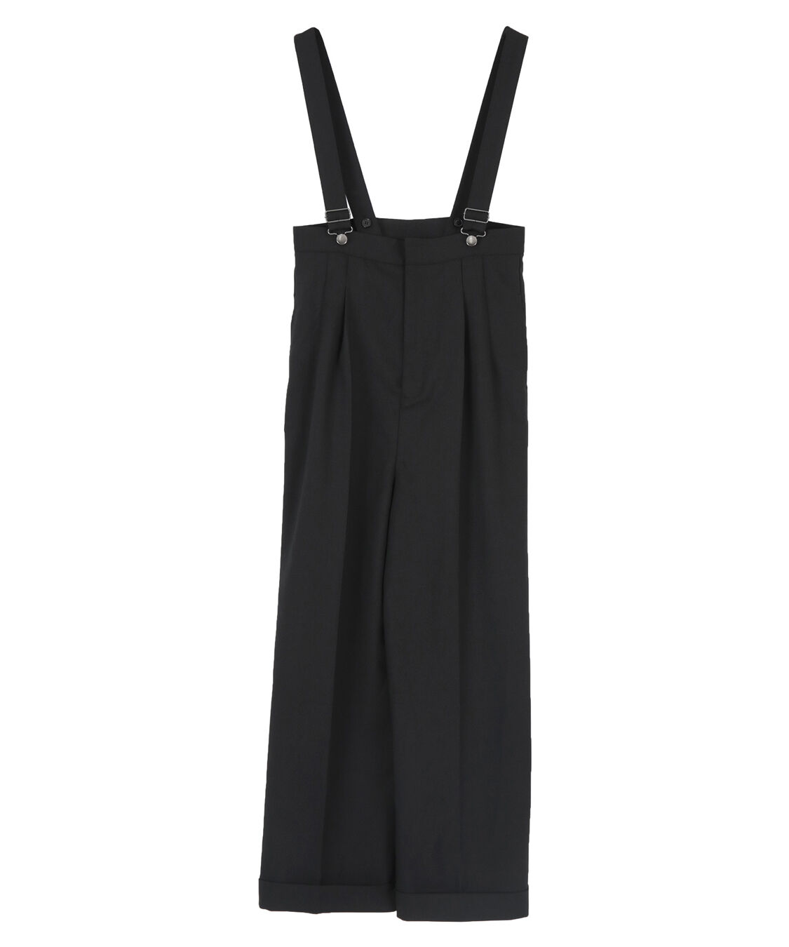 ur's「センタープレスダブルサロペットパンツ」|オールインワン|