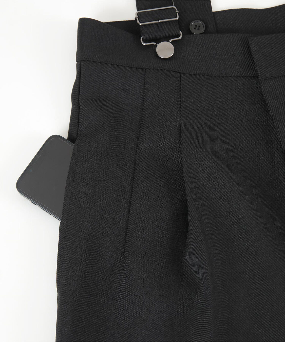 ur's「センタープレスダブルサロペットパンツ」|オールインワン|