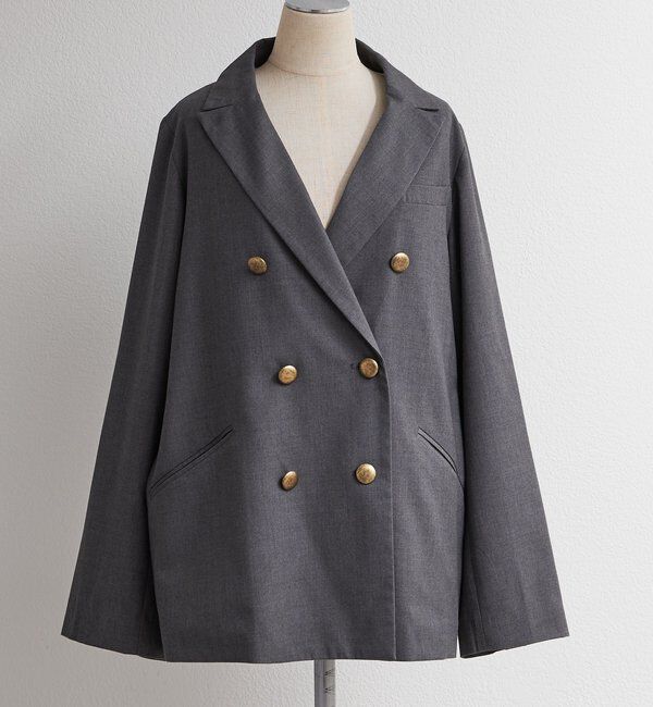  「【セットアップ対応】TRダブルデザインテーラードジャケット」|テーラードジャケット|