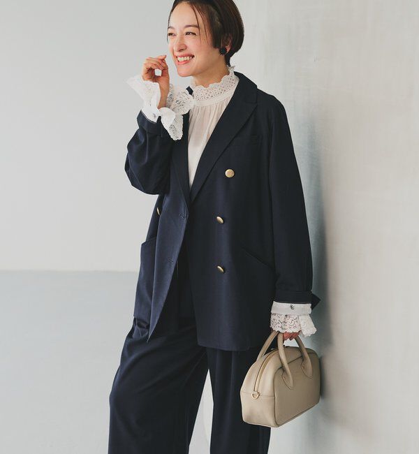  「【セットアップ対応】TRダブルデザインテーラードジャケット」|テーラードジャケット|