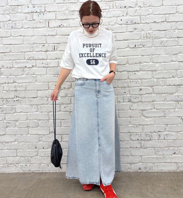  「【＠remi_usus企画】カレッジロゴミニ裏毛スウェットT」|プルオーバー|