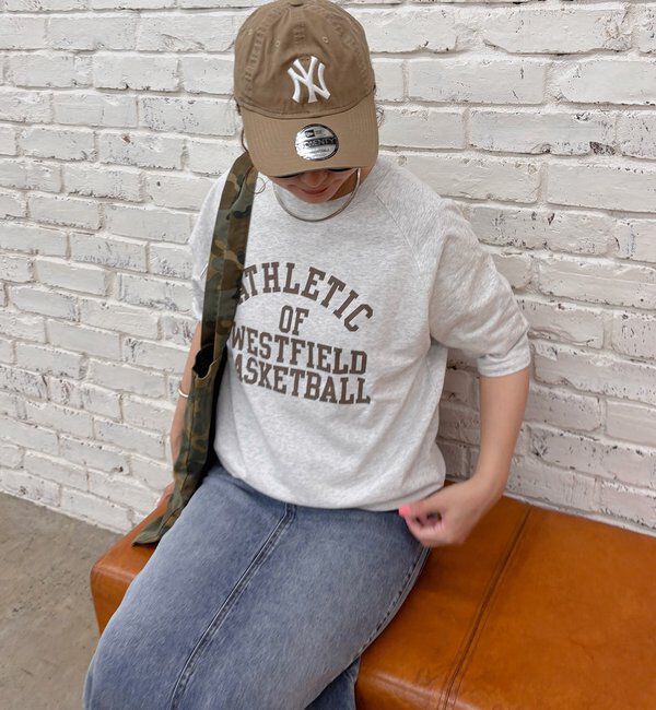  「【＠remi_usus企画】カレッジロゴミニ裏毛スウェットT」|プルオーバー|