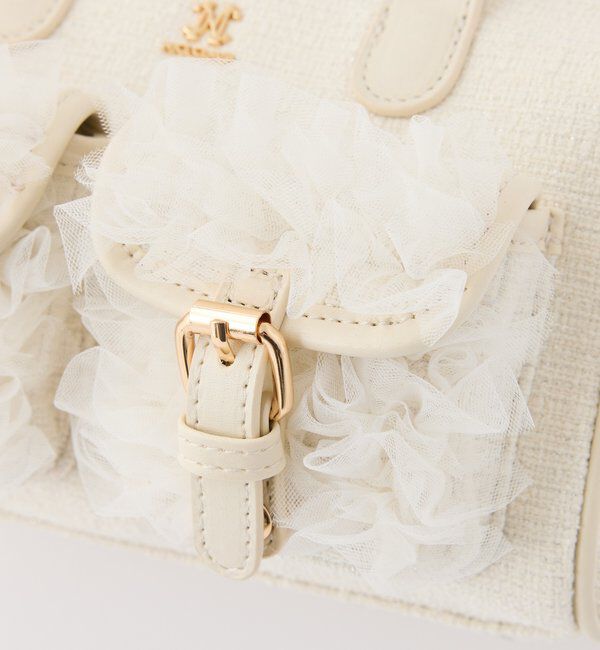  「チュールポケットミニボストンバッグ」|ショルダー・メッセンジャー|