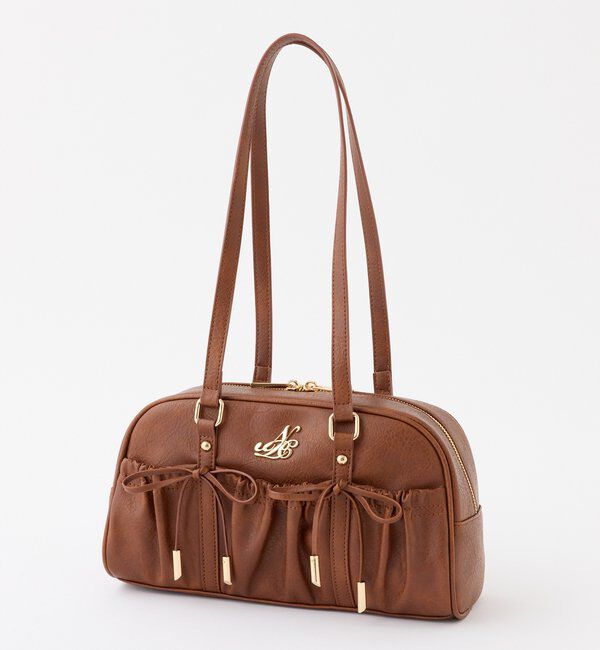  「ドロストリボン付きスクエアバッグ」|ショルダー・メッセンジャー|