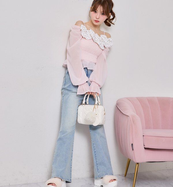  「チュールフリル厚底スポサン」|その他|