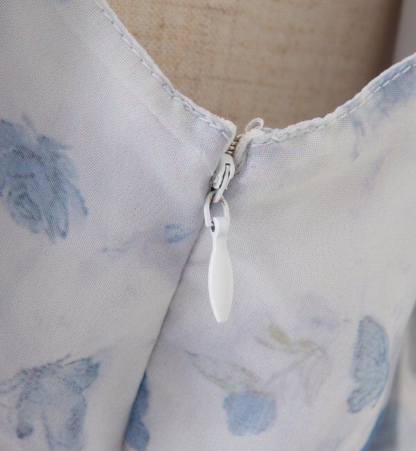  「【LouLoumei】肩リボンティアードロングワンピース」|その他|