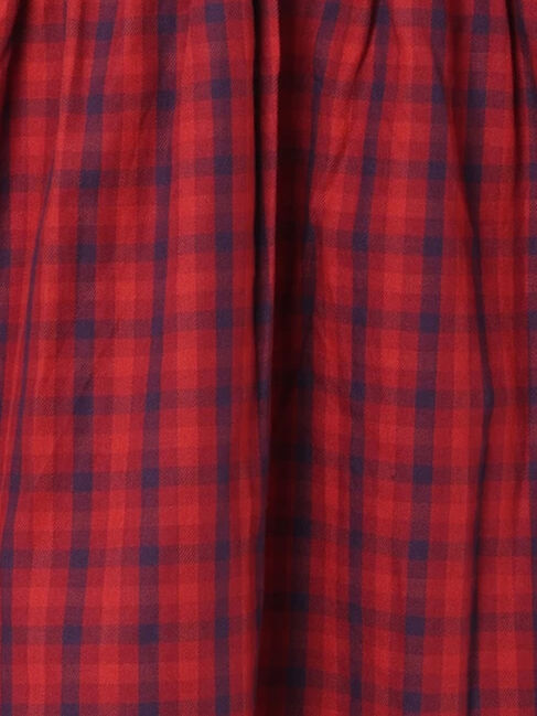 Samansa Mos2 Lagom「チェックフリル衿ワンピース」|ワンピース|