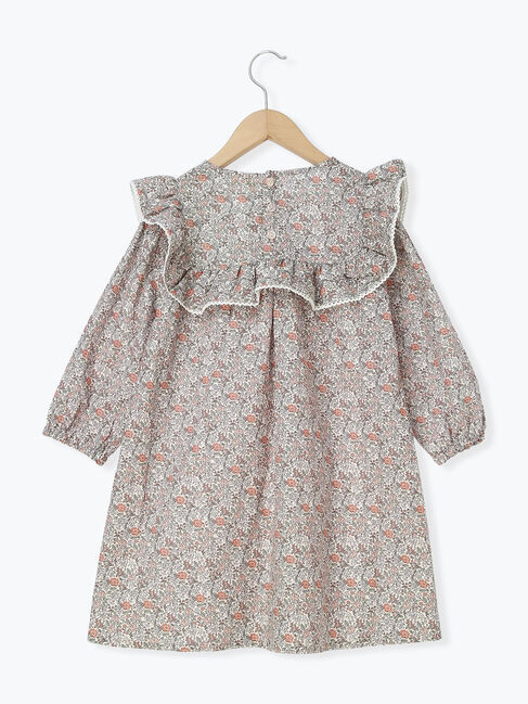 Samansa Mos2 Lagom「ヨークフリル花柄ワンピース」|ワンピース|