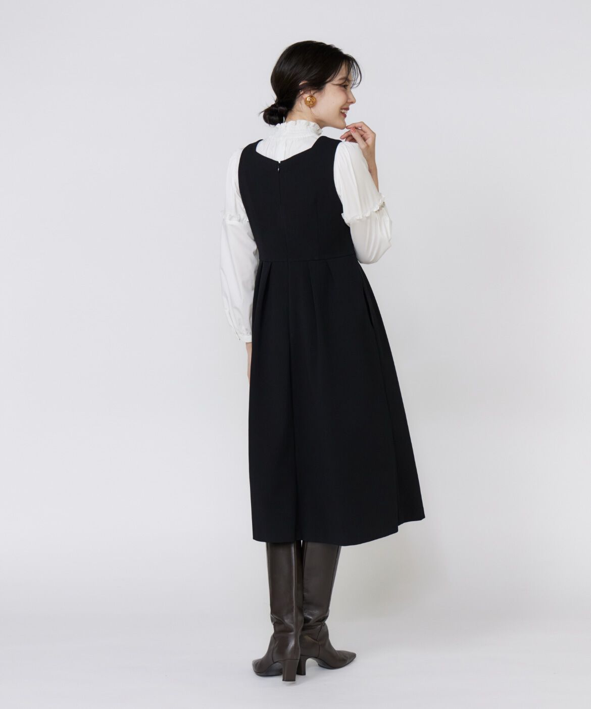 Maglie le cassetto「《ﾌﾗﾝﾄﾞﾙ45周年限定ｺﾚｸｼｮﾝ》ﾌﾗﾜｰﾓﾁｰﾌﾜﾝﾋﾟｰｽ  」|ワンピース|