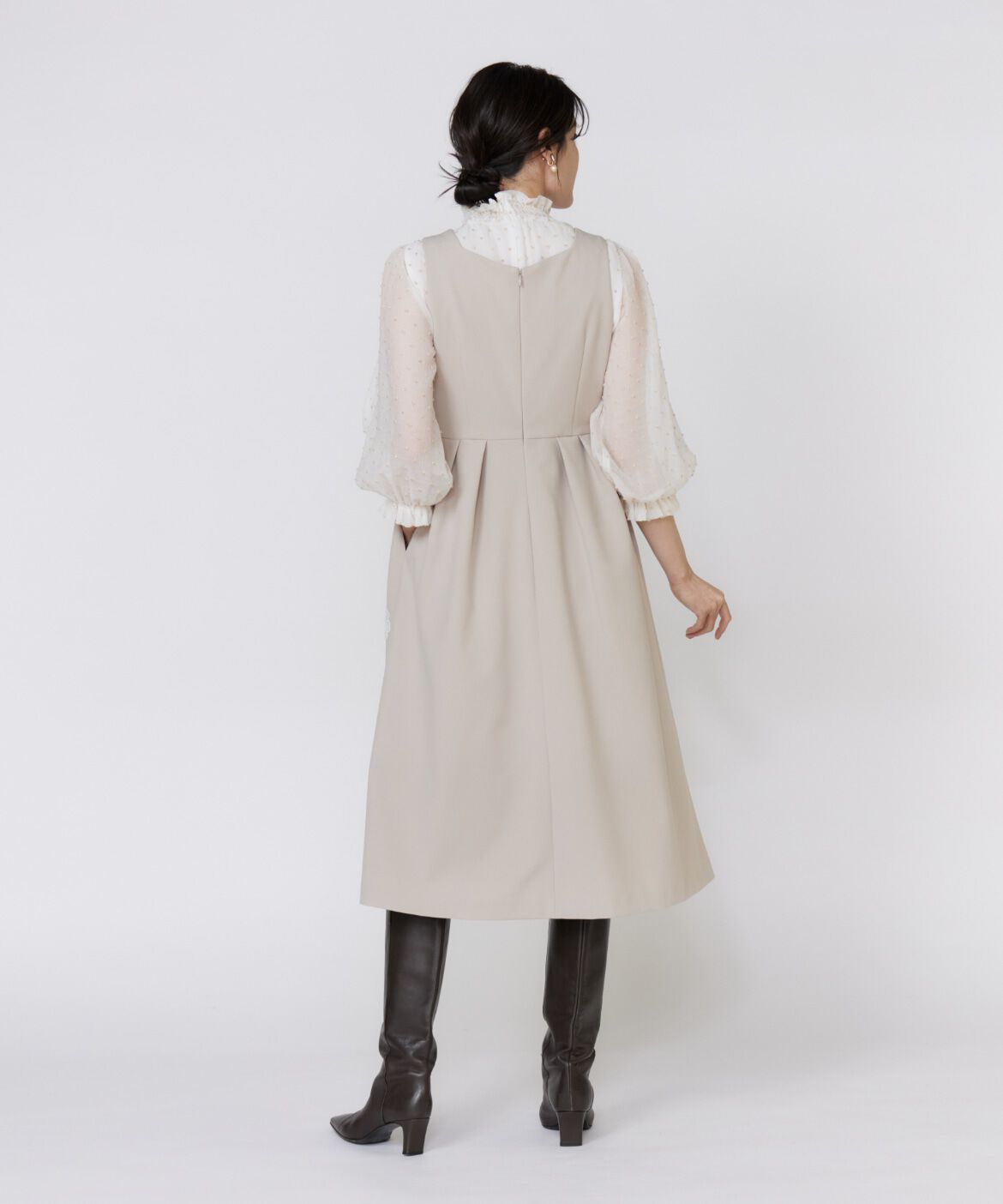 Maglie le cassetto「《ﾌﾗﾝﾄﾞﾙ45周年限定ｺﾚｸｼｮﾝ》ﾌﾗﾜｰﾓﾁｰﾌﾜﾝﾋﾟｰｽ  」|ワンピース|