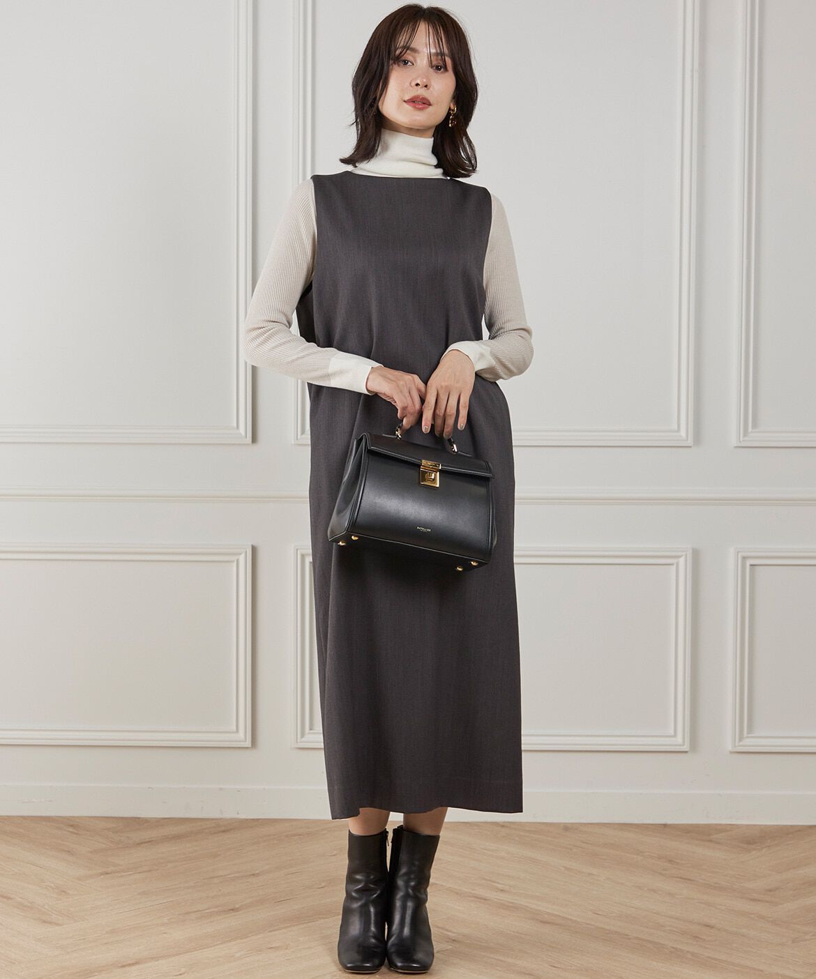 INED「ボートネックワンピース　　」|ワンピース|