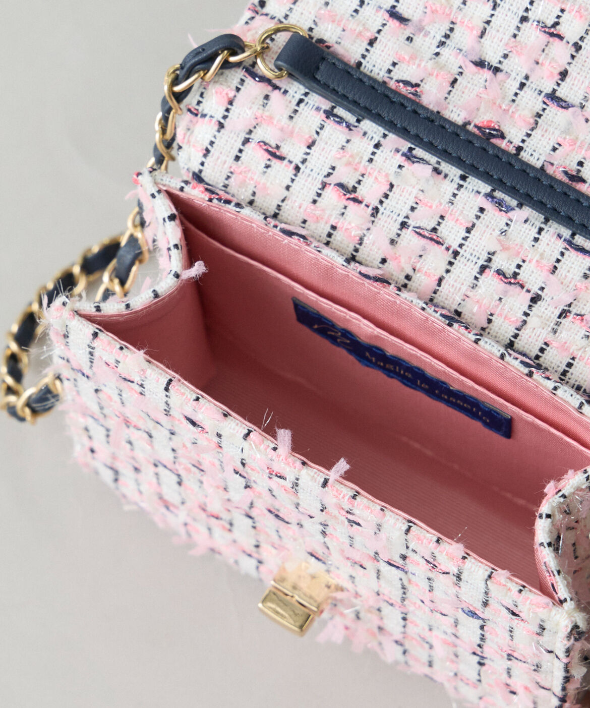 Maglie le cassetto「《M Maglie le cassetto》フリンジツイードショルダーバッグ」|その他|