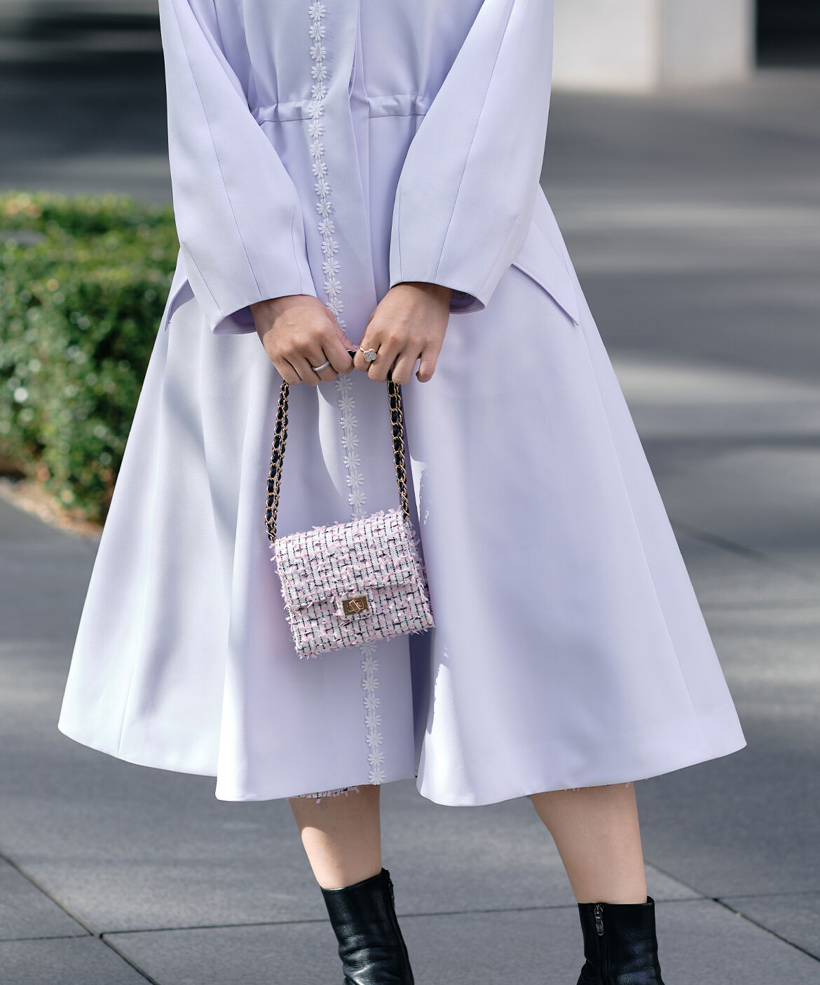 Maglie le cassetto「《M Maglie le cassetto》フリンジツイードショルダーバッグ」|その他|