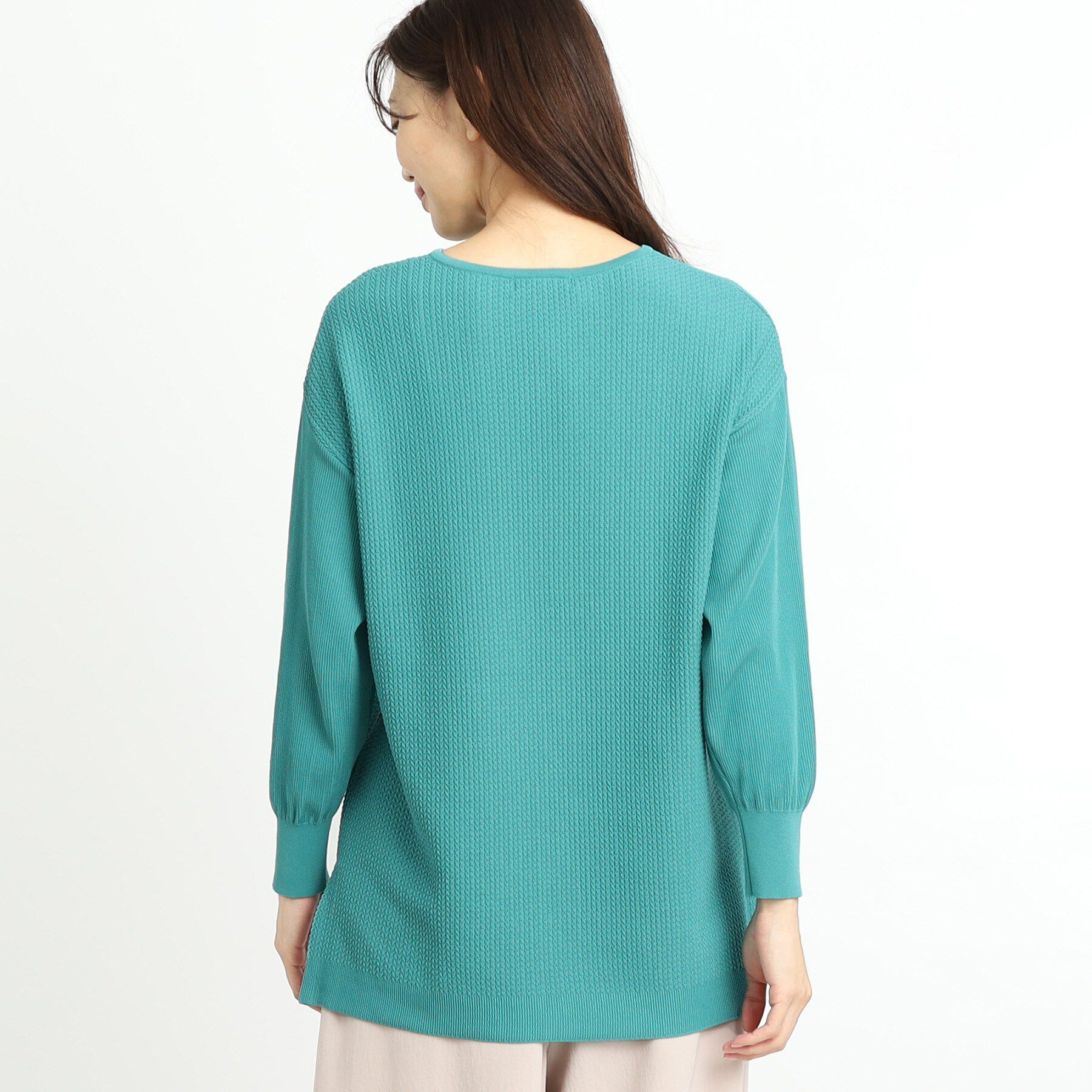 Reflect「【WEB先行カラーあり／ヒップ周りカバー】オフボディニット」|ニット・セーター|