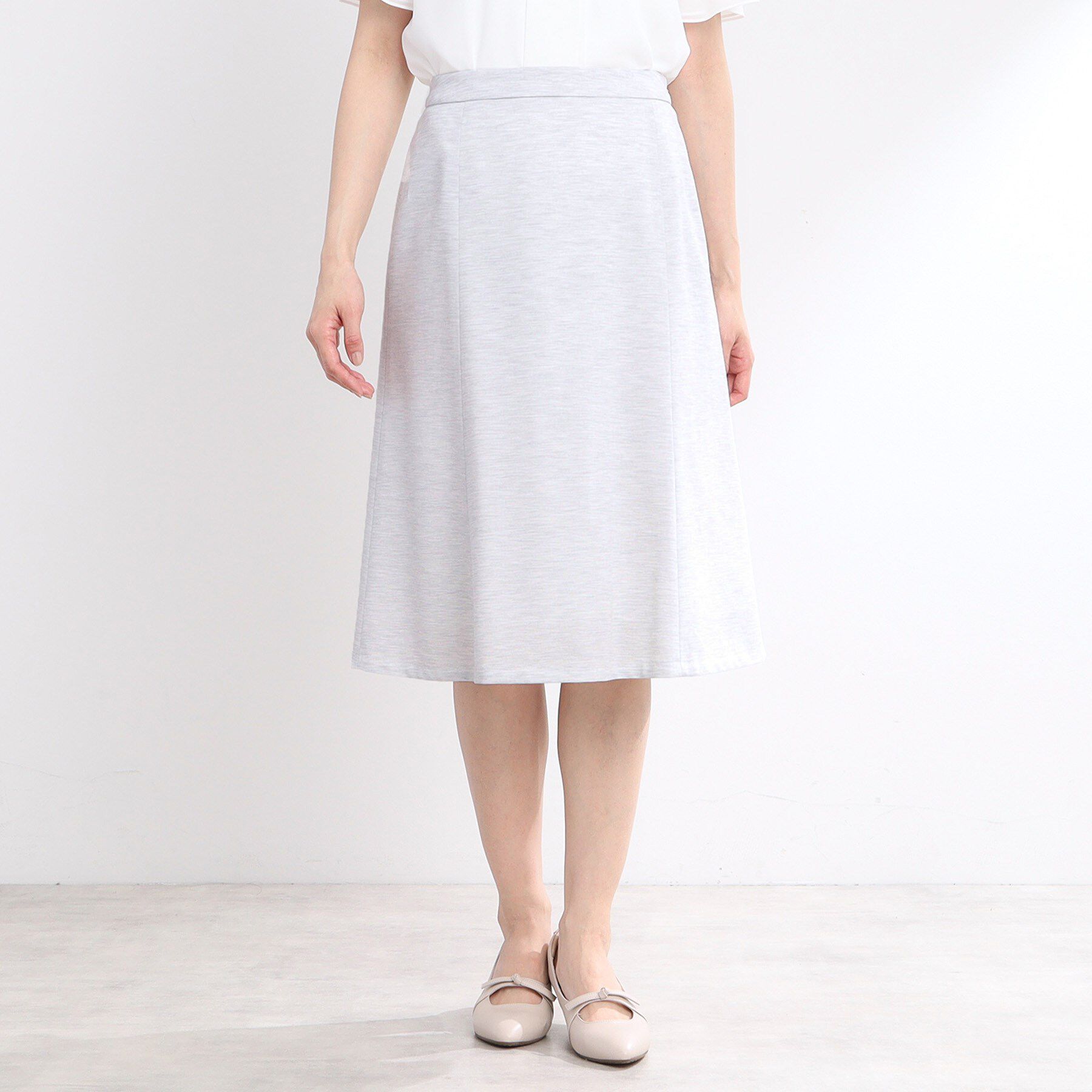 Reflect「【匠シリーズ／洗える】匠ソフトフレアスカート」|スカート|