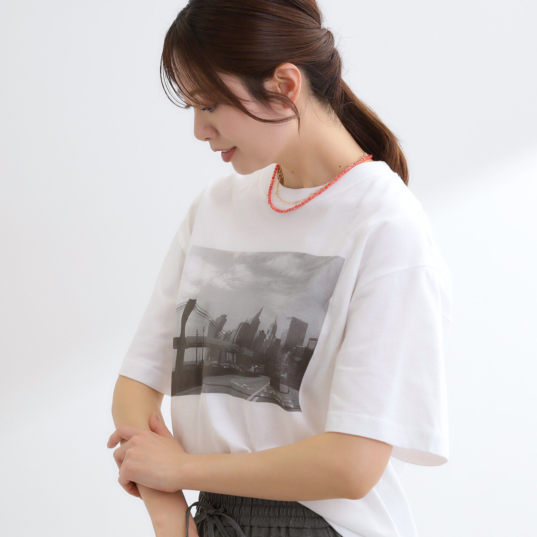 Reflect「【STAR＆STRIPE】フォトTシャツ」|Tシャツ・カットソー|