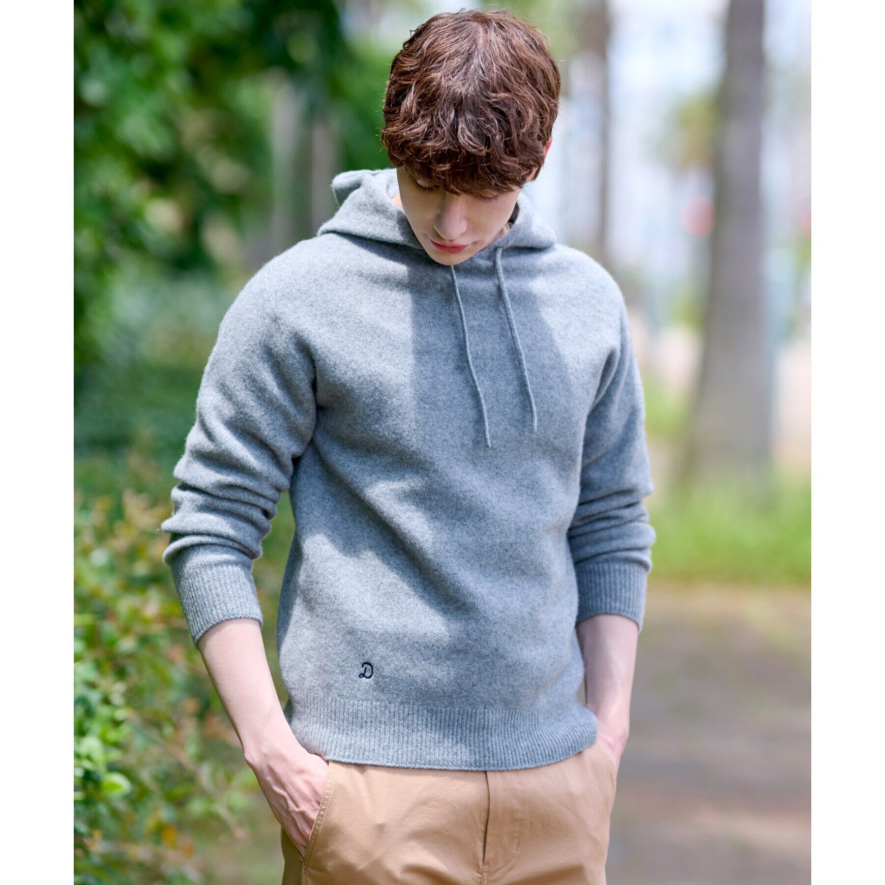 DRESSTERIOR「カシミヤブレンドフードニット」|ニット・セーター|