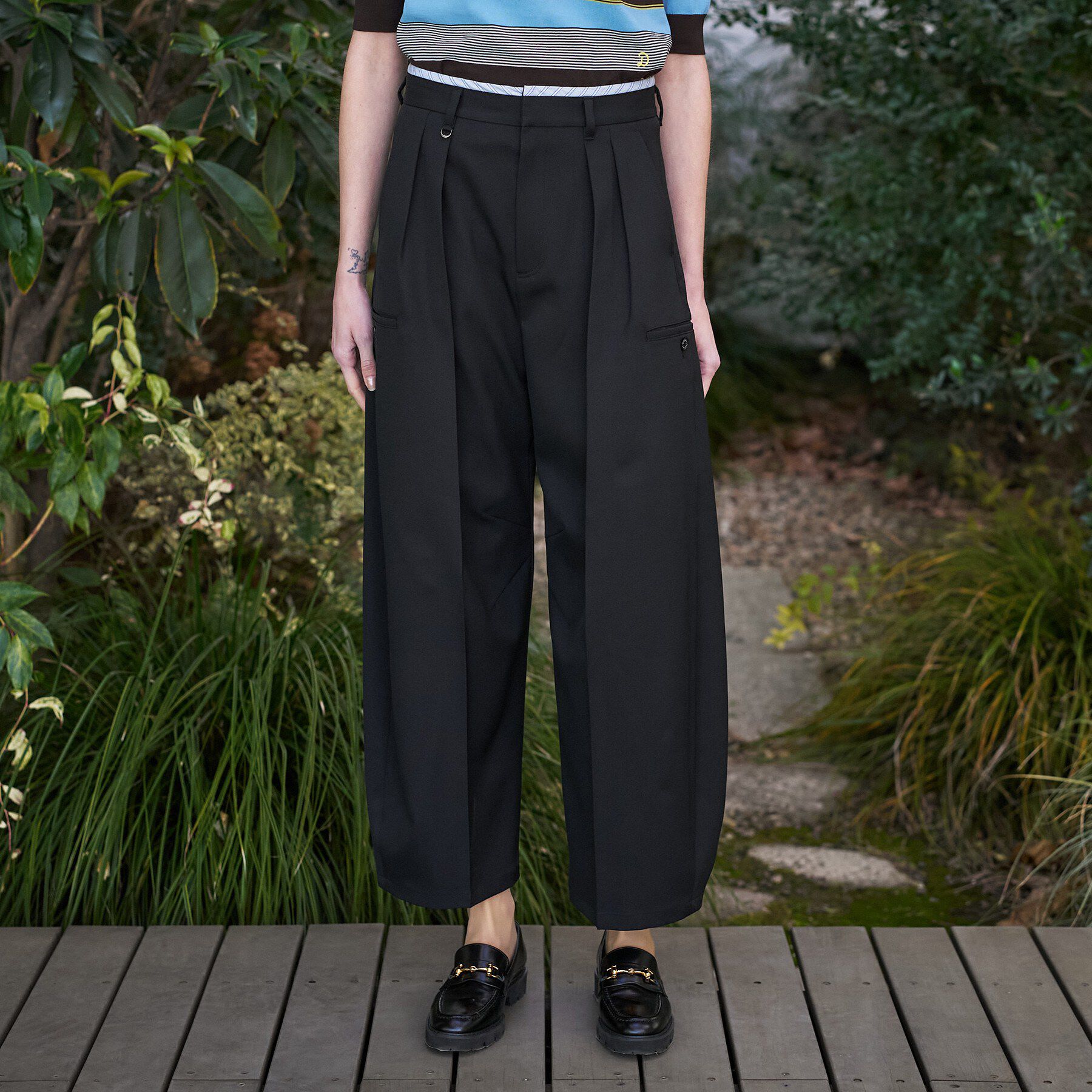 DRESSTERIOR「【otonaMUSE5月号掲載】カービーカーゴパンツ」|その他|ブラック(019)