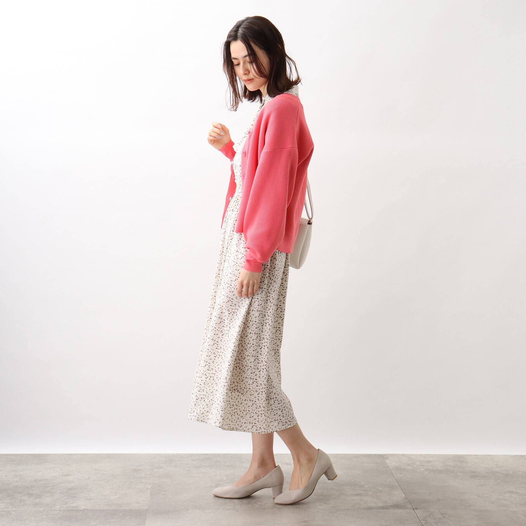 grove「【はっ水加工】やわここちチャンキーヒールパンプス(ヒール5.0cm)」|パンプス|