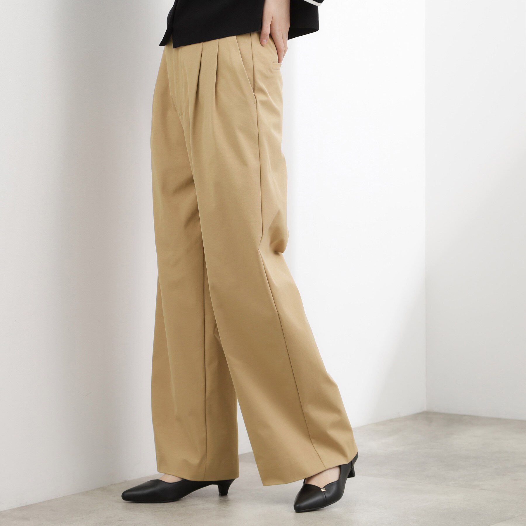 grove「ツータック ワイドチノパンツ」|その他|