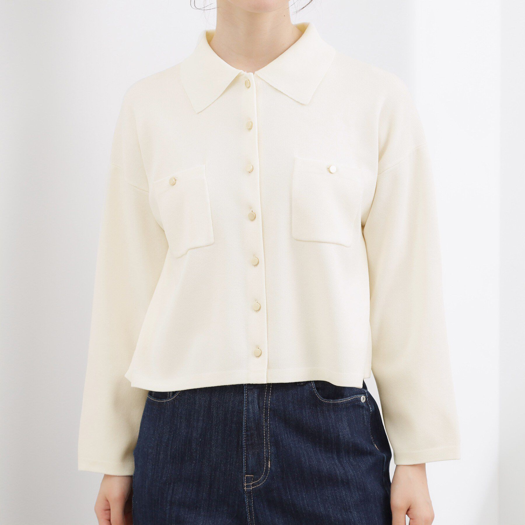 grove「一枚でも羽織でも！大人のTOPS風カーディガン」|カーディガン|