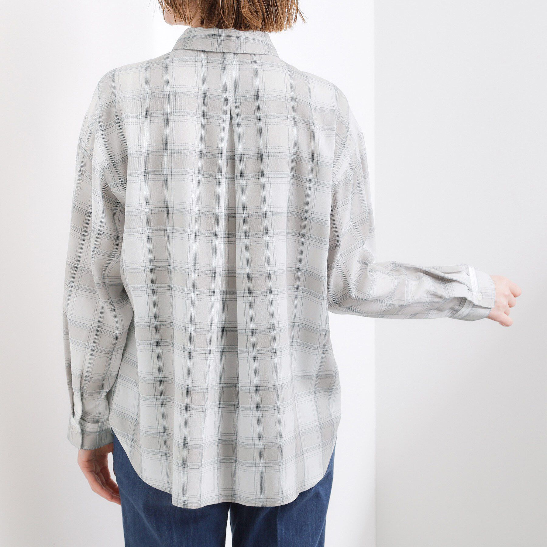 grove「【大人の抜け感】オンブレーチェックシャツ」|シャツ・ブラウス|