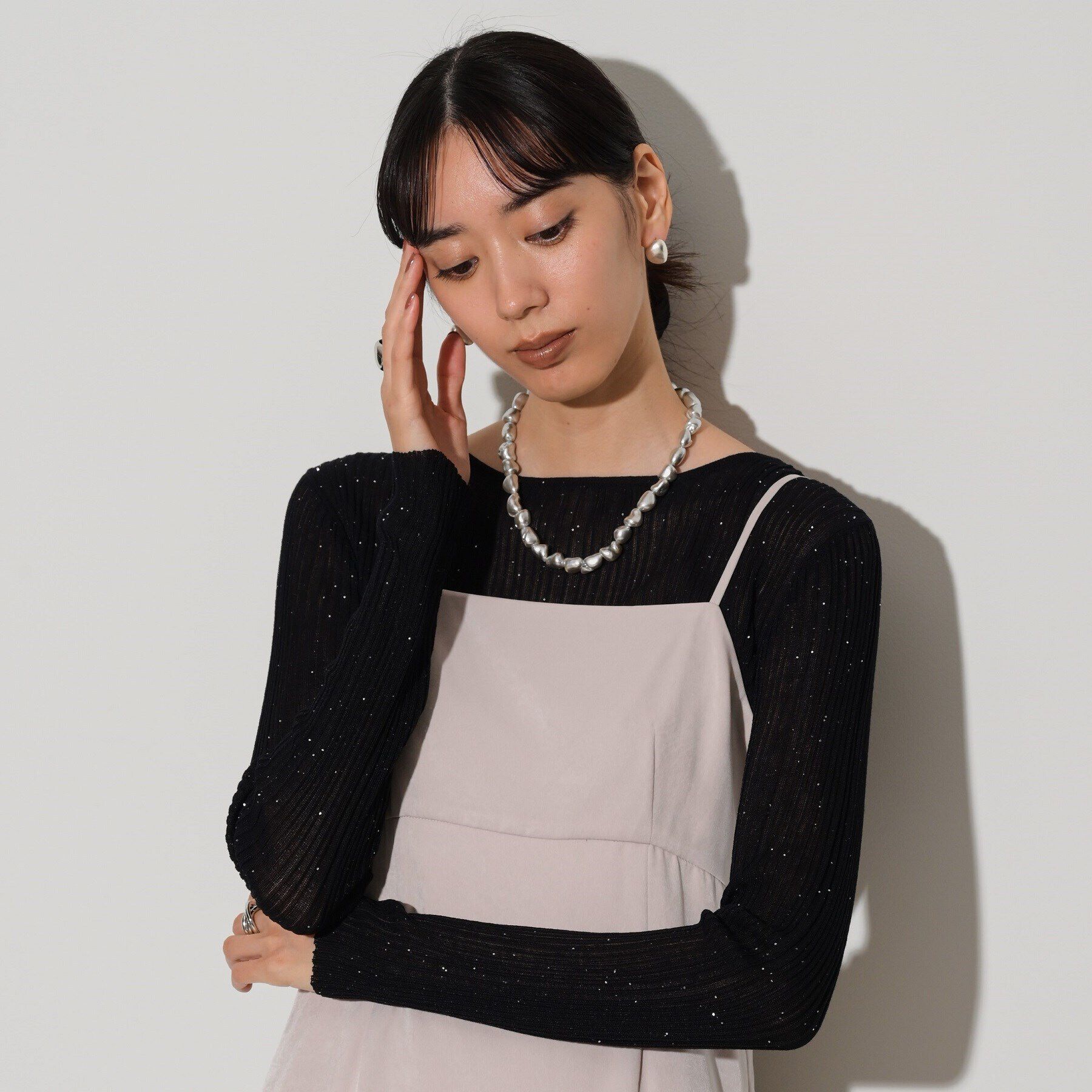 GALLEST「シアースパンコールニット」|ニット・セーター|